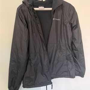 Columbia Black Hooded Jacket